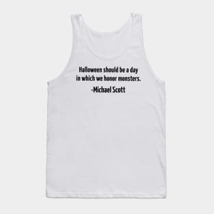 Michael Halloween Quote Tank Top